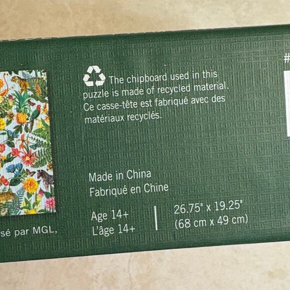MasterPieces 1000 Piece Linen Jigsaw Puzzle Family Safari 19.25x26.75 Fun NEW - Picture 10 of 12